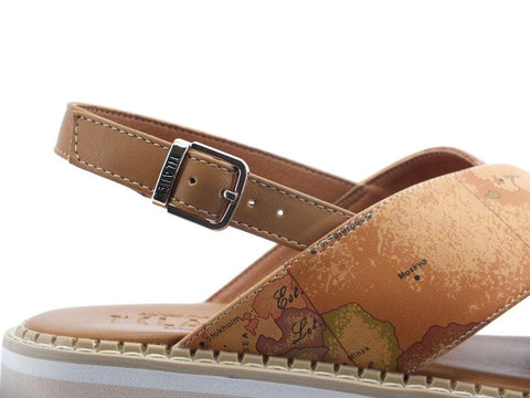 ALVIERO MARTINI 1° CLASSE Sandalo Fasce Beige Geo N1179-0326 - Sandrini Calzature e Abbigliamento