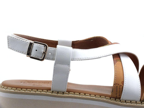 ALVIERO MARTINI 1° CLASSE Sandalo Listini Beige Geo White N1175-0326 - Sandrini Calzature e Abbigliamento