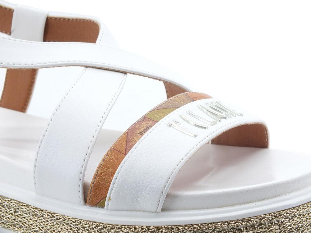 ALVIERO MARTINI 1° CLASSE Sandalo Listini White Beige Geo N1187-0326 - Sandrini Calzature e Abbigliamento