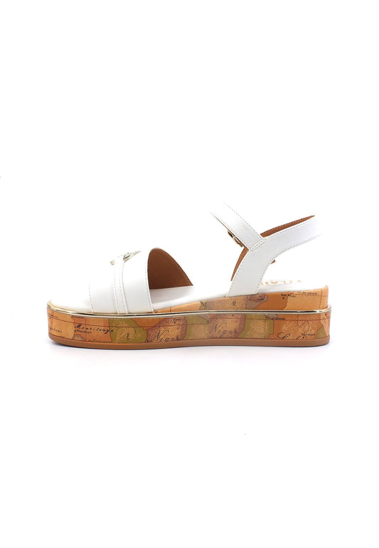 ALVIERO MARTINI 1° CLASSE Sandalo Platform Geo Donna White N1539-0326 - Sandrini Calzature e Abbigliamento