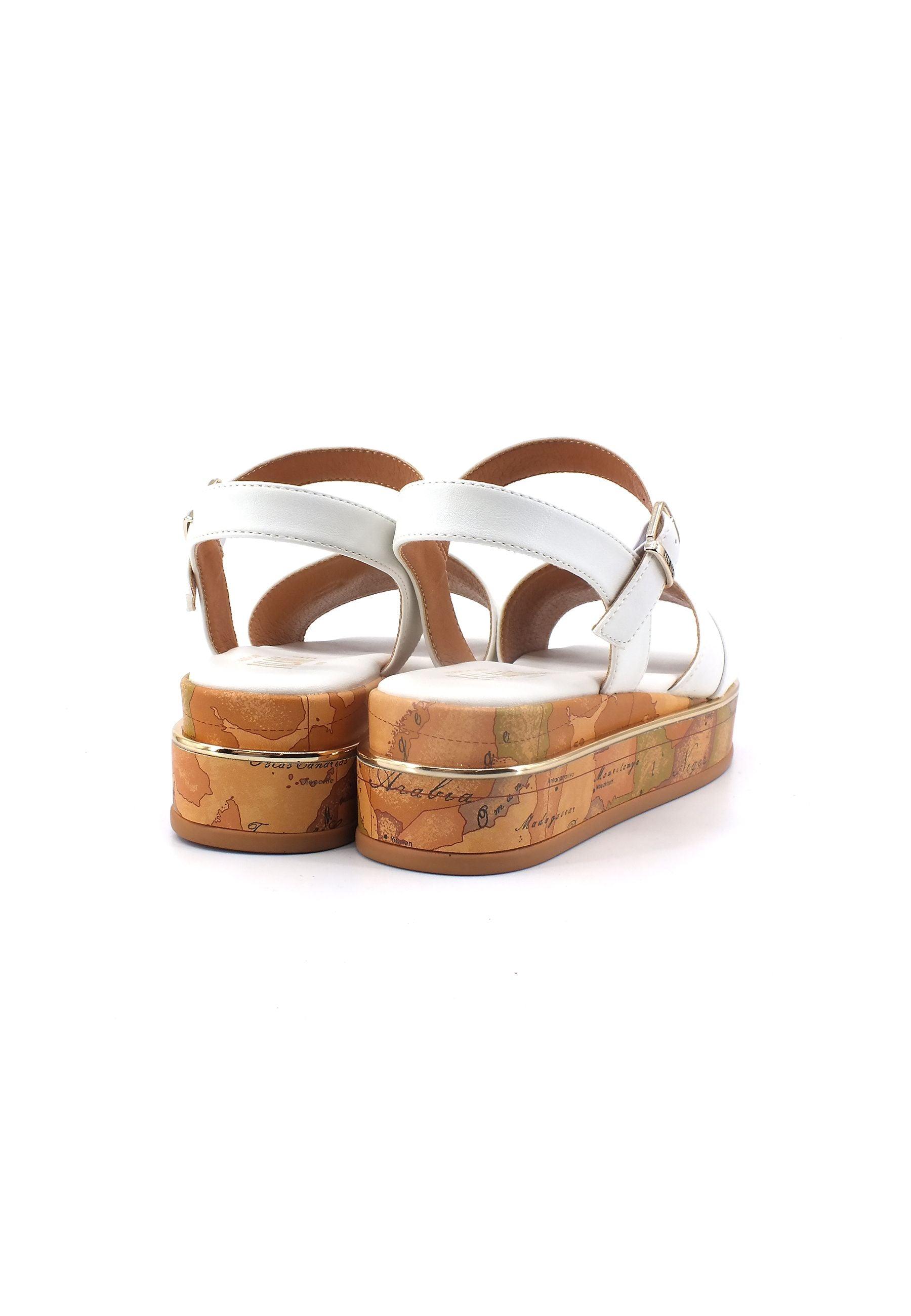 ALVIERO MARTINI 1° CLASSE Sandalo Platform Geo Donna White N1539-0326 - Sandrini Calzature e Abbigliamento