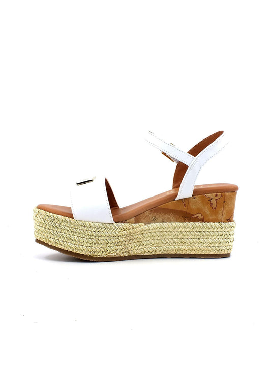 ALVIERO MARTINI 1° CLASSE Sandalo Zeppa Donna White Z0510-9300 - Sandrini Calzature e Abbigliamento