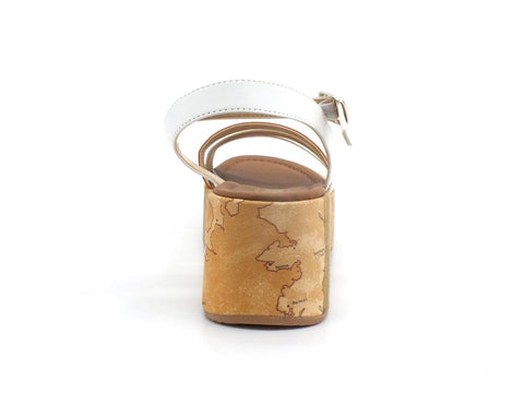 ALVIERO MARTINI 1° CLASSE Sandalo Zeppa Geo Listini White N1254-0371 - Sandrini Calzature e Abbigliamento