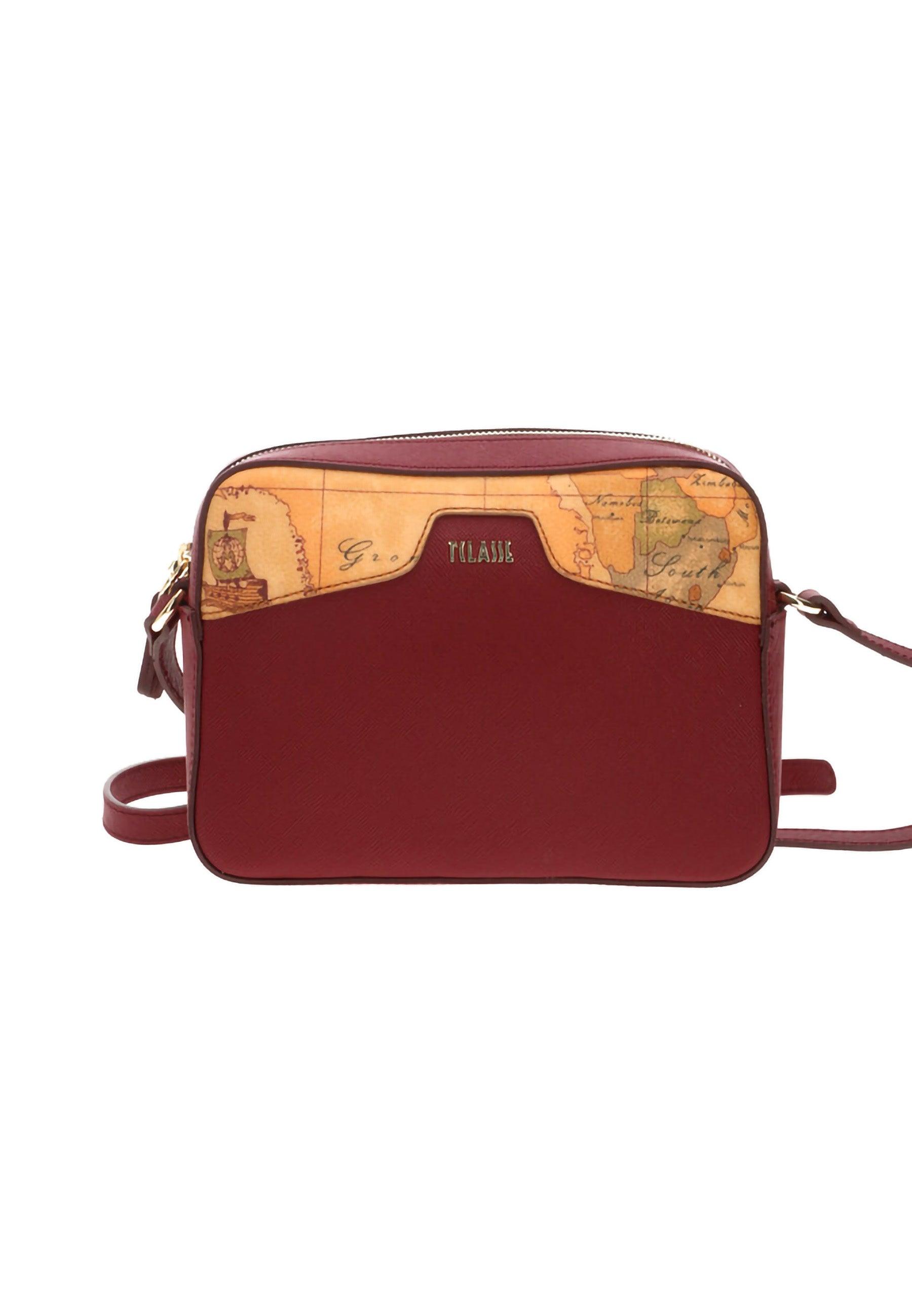 ALVIERO MARTINI 1° CLASSE Small Reporter Shoulder Borsa Tracolla Cabernet Bordeaux GV72-9407 - Sandrini Calzature e Abbigliamento