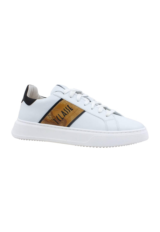 ALVIERO MARTINI 1° CLASSE Sneaker Banda Geo Uomo White ZU066-578B - Sandrini Calzature e Abbigliamento