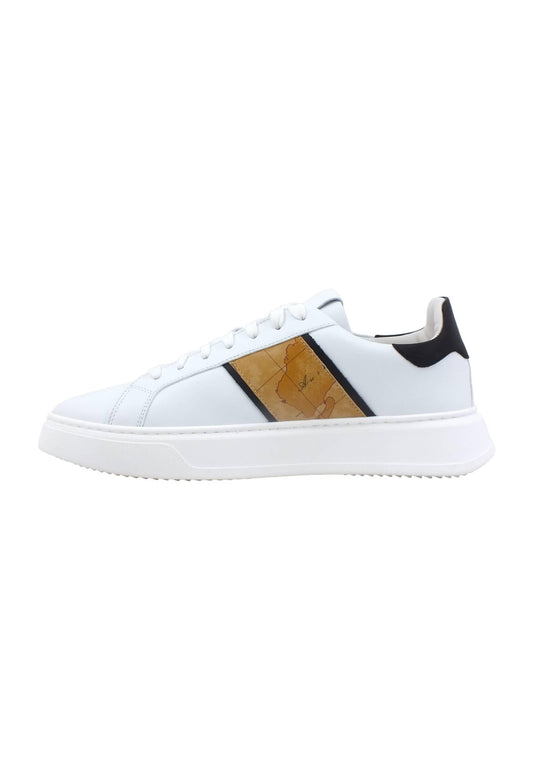 ALVIERO MARTINI 1° CLASSE Sneaker Banda Geo Uomo White ZU066-578B - Sandrini Calzature e Abbigliamento