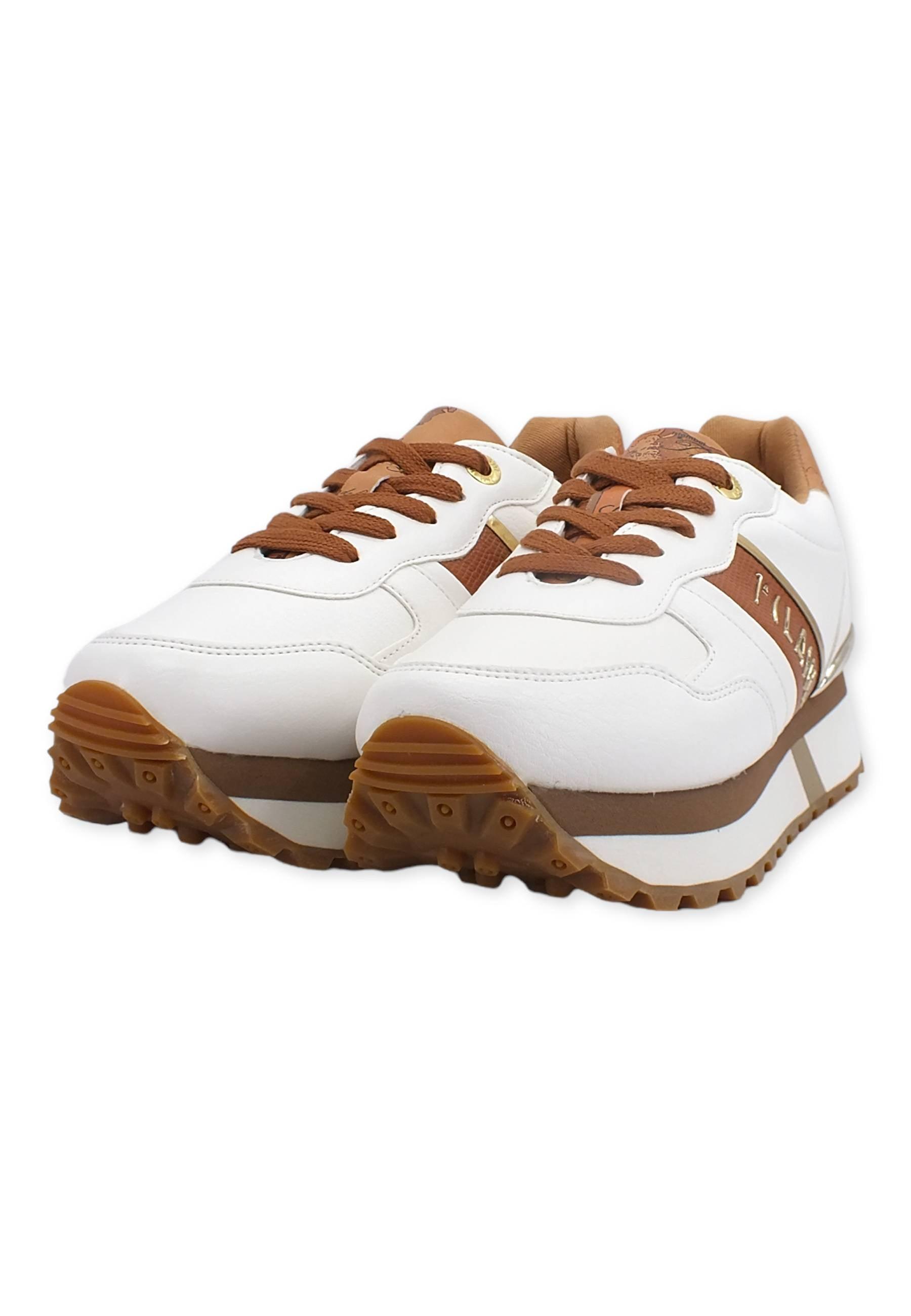 ALVIERO MARTINI 1° CLASSE Sneaker Donna Bande Geo White N1325-0193 - Sandrini Calzature e Abbigliamento