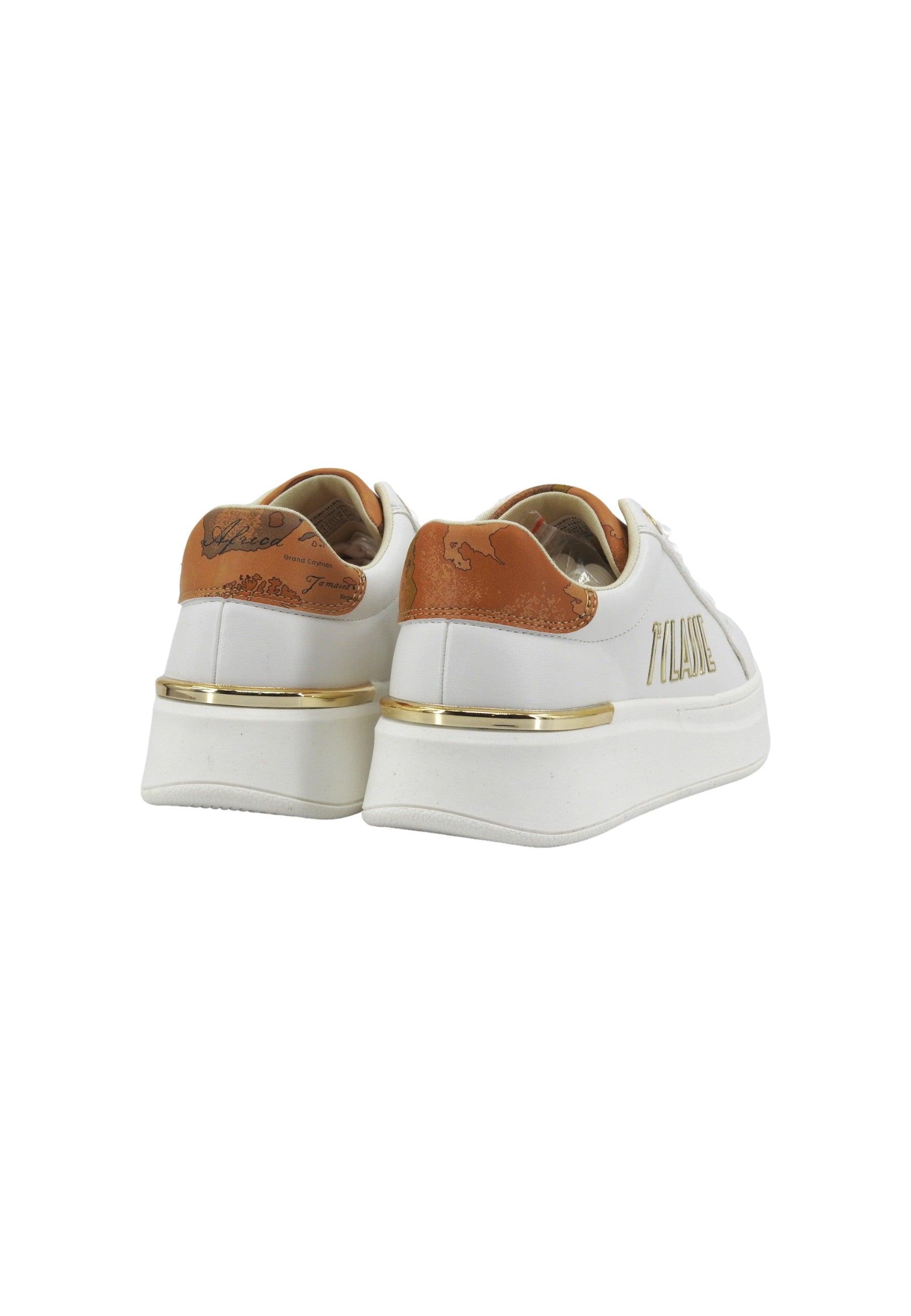 ALVIERO MARTINI 1° CLASSE Sneaker Donna Bianco Geo Beige N1822-0289 - Sandrini Calzature e Abbigliamento