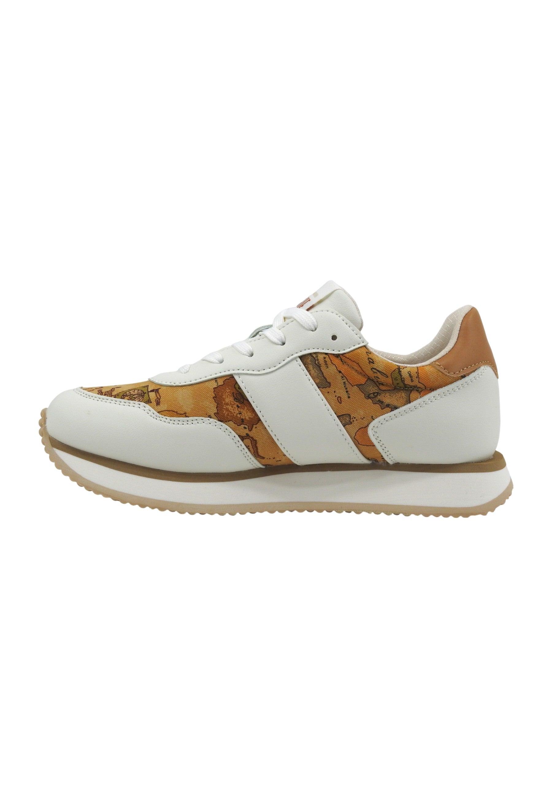 ALVIERO MARTINI 1° CLASSE sneaker Donna Bianco Geo Beige N1824-0208 - Sandrini Calzature e Abbigliamento