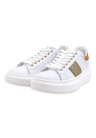 ALVIERO MARTINI 1° CLASSE Sneaker Donna Geo Glitter White N0439-578L - Sandrini Calzature e Abbigliamento