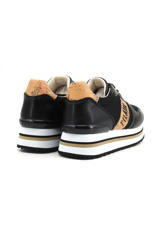 ALVIERO MARTINI 1° CLASSE Sneaker Donna Nero Geo Beige N1832-0208 - Sandrini Calzature e Abbigliamento