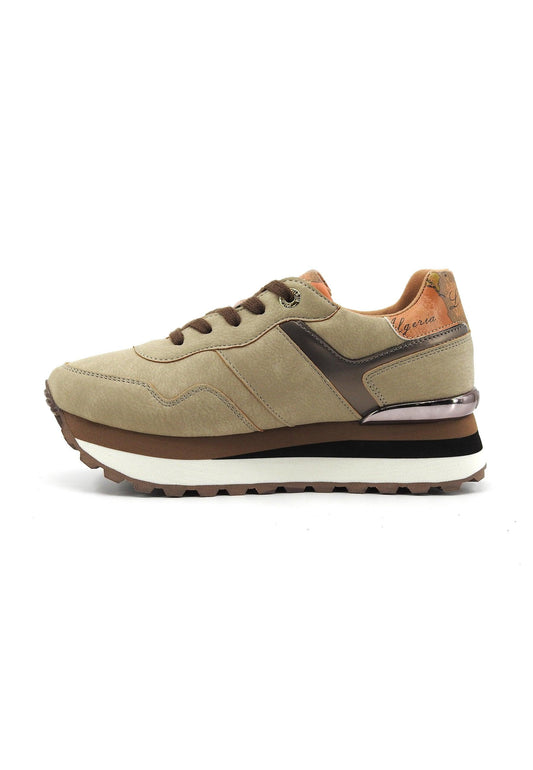 ALVIERO MARTINI 1° CLASSE Sneaker Donna Tortora Geo Beige N1689-1489 - Sandrini Calzature e Abbigliamento