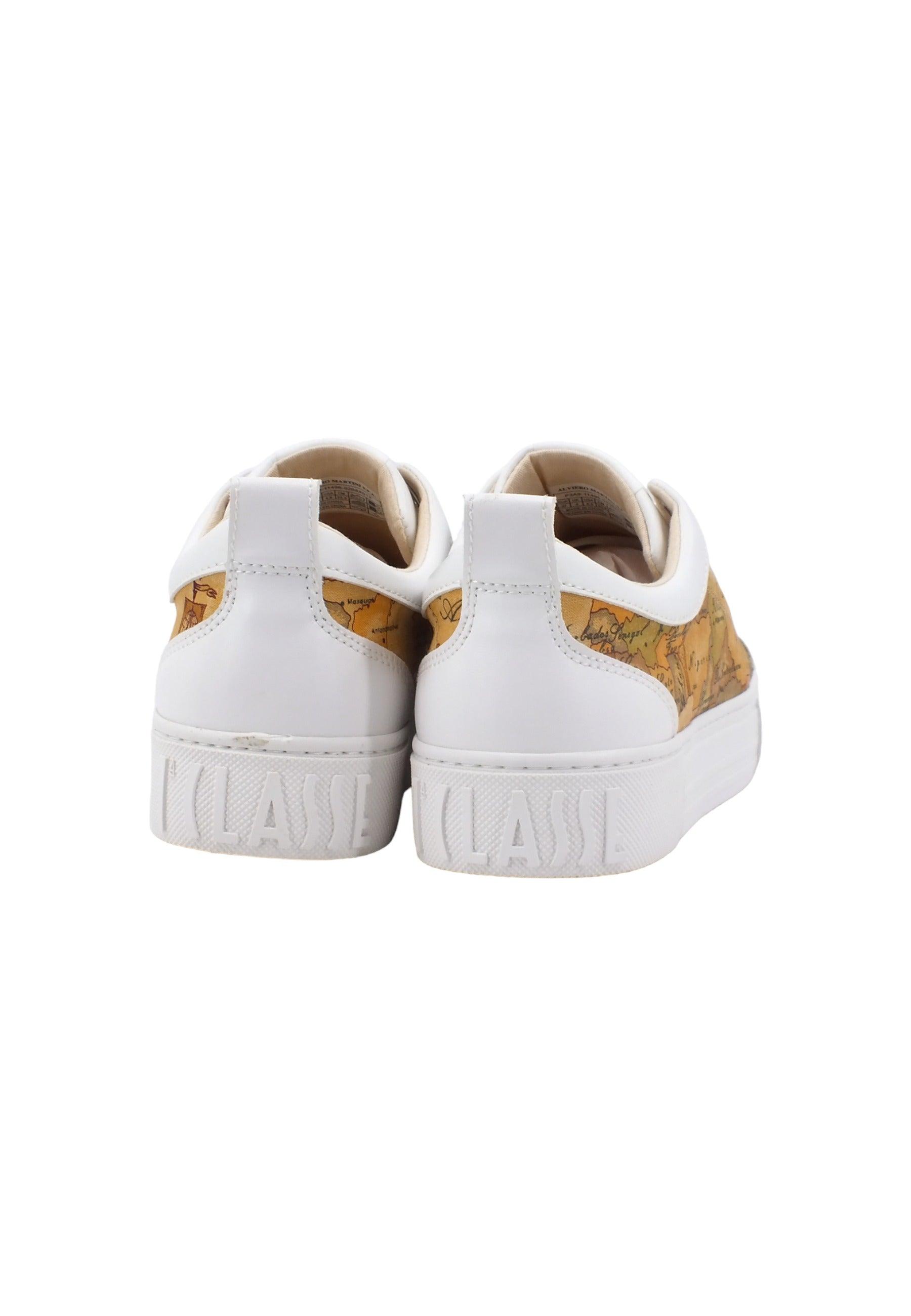 ALVIERO MARTINI 1° CLASSE Sneaker Donna White Beige Geo N1496-0208 - Sandrini Calzature e Abbigliamento