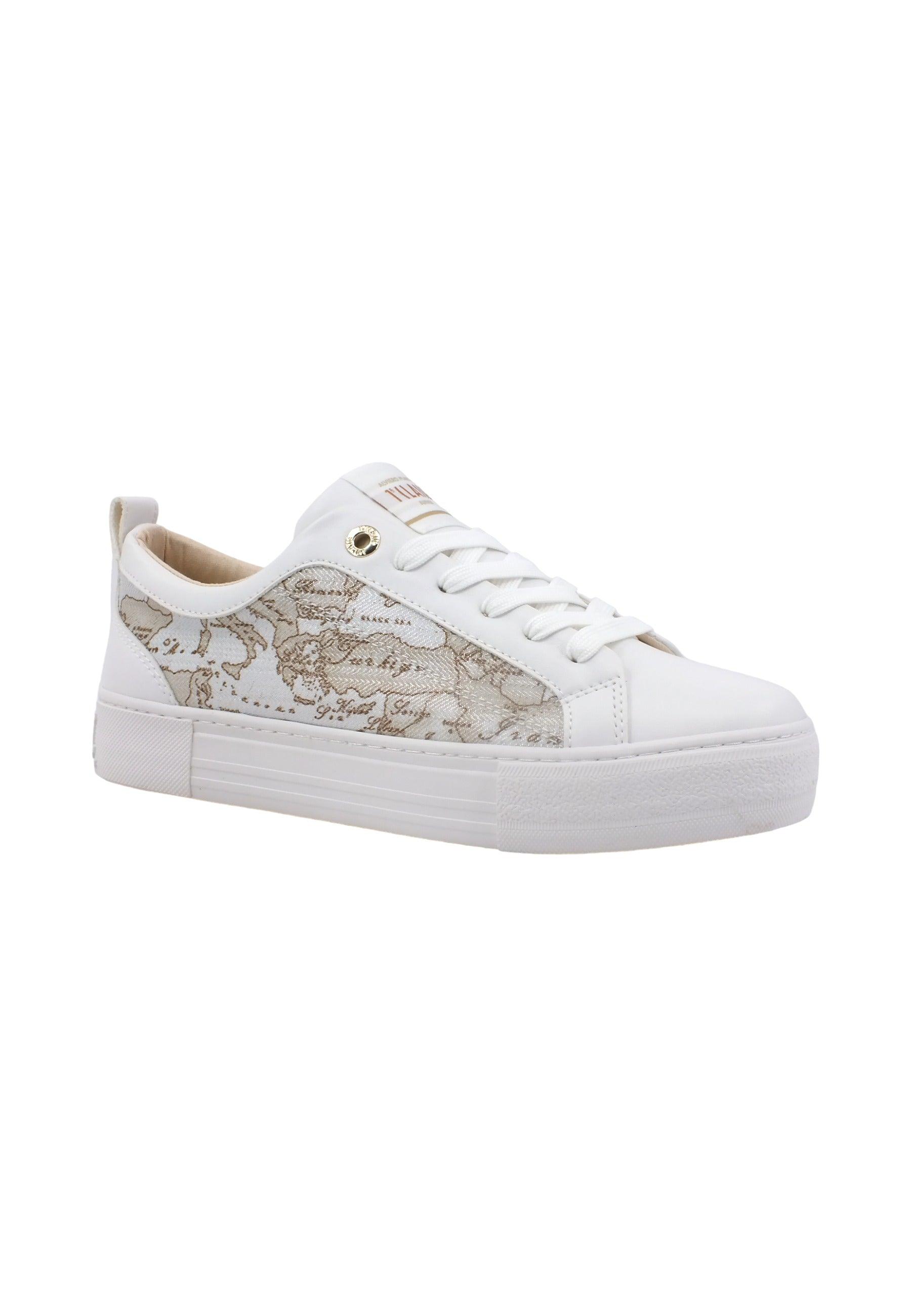 ALVIERO MARTINI 1° CLASSE Sneaker Donna White Safari Geo N1497-0558 - Sandrini Calzature e Abbigliamento
