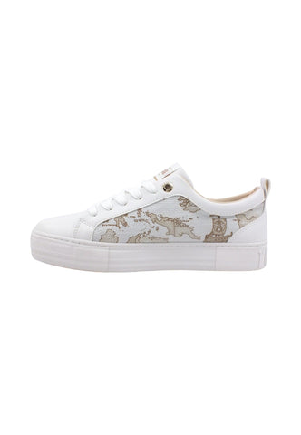 ALVIERO MARTINI 1° CLASSE Sneaker Donna White Safari Geo N1497-0558 - Sandrini Calzature e Abbigliamento