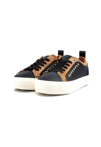 ALVIERO MARTINI 1° CLASSE Sneaker Geo Borchie Donna Black Beige N1293-0193 - Sandrini Calzature e Abbigliamento