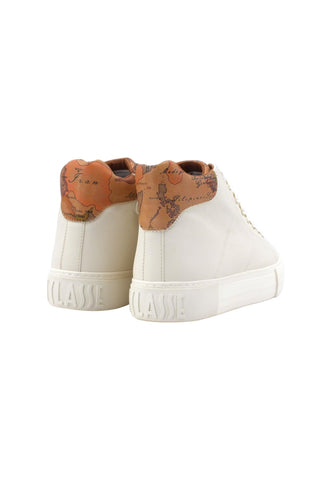 ALVIERO MARTINI 1° CLASSE Sneaker Hi Donna Ivory Beige Geo N1672-0193 - Sandrini Calzature e Abbigliamento