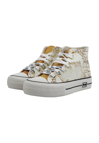 ALVIERO MARTINI 1° CLASSE Sneaker Hi Donna White Z0864-796C - Sandrini Calzature e Abbigliamento