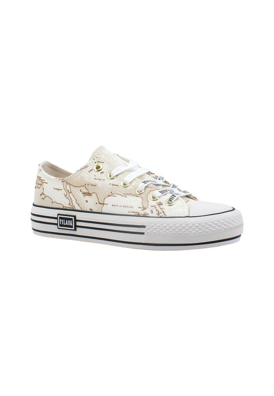 ALVIERO MARTINI 1° CLASSE Sneaker Ox Donna Geo White Z0573-9796 - Sandrini Calzature e Abbigliamento