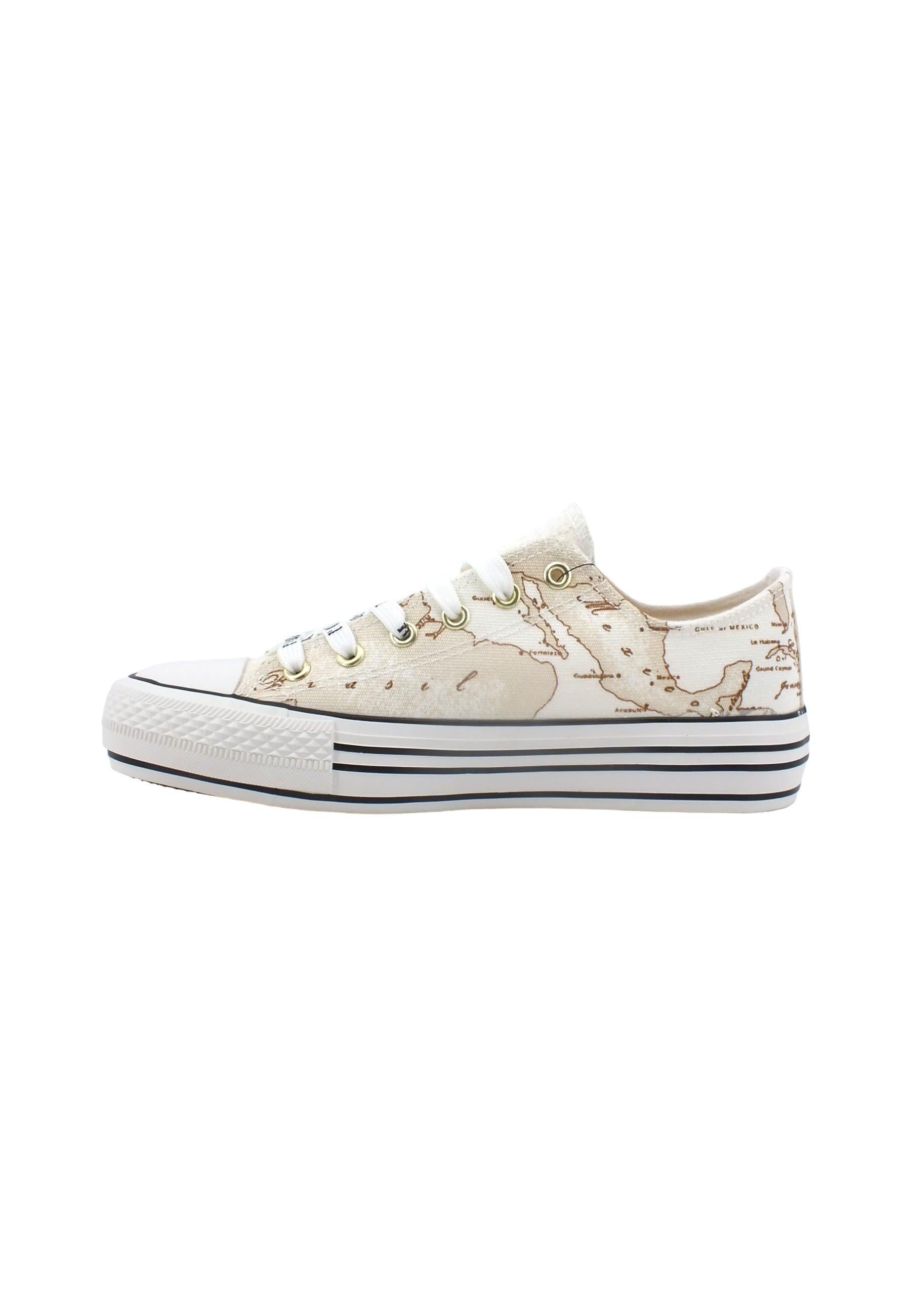 ALVIERO MARTINI 1° CLASSE Sneaker Ox Donna Geo White Z0573-9796 - Sandrini Calzature e Abbigliamento