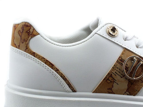 ALVIERO MARTINI 1° CLASSE Sneaker Platform Banda White Bianco Z0257-300B - Sandrini Calzature e Abbigliamento