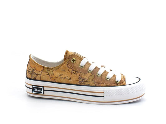 ALVIERO MARTINI 1° CLASSE Sneaker Platform Geo Natural Beige Z0255-9430 - Sandrini Calzature e Abbigliamento