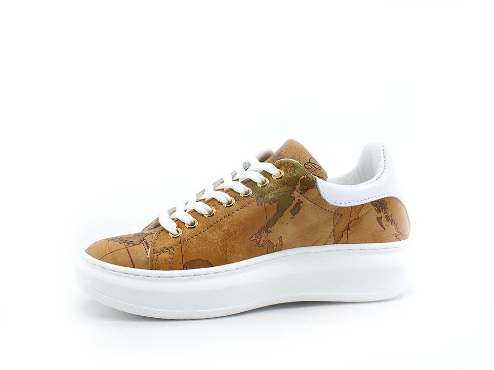 ALVIERO MARTINI 1° CLASSE Sneaker Platform Geo Natural Z0252-391E - Sandrini Calzature e Abbigliamento