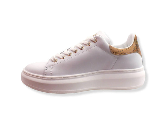 ALVIERO MARTINI 1° CLASSE Sneaker Platform Retro Geo White Z0252-578A - Sandrini Calzature e Abbigliamento