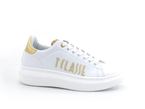 ALVIERO MARTINI 1° CLASSE Sneaker Retro Gold White N0285-578P - Sandrini Calzature e Abbigliamento