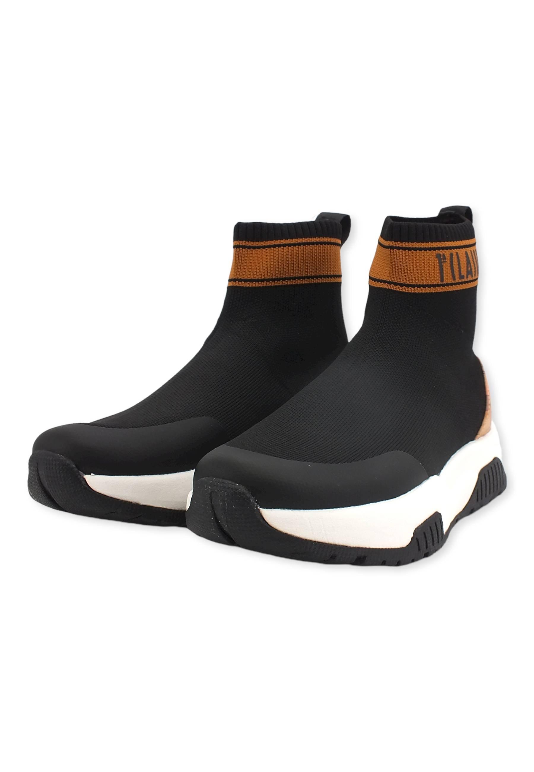 ALVIERO MARTINI 1° CLASSE Sneaker Sock Donna Black Geo N1318-1219 - Sandrini Calzature e Abbigliamento