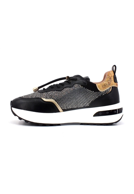 ALVIERO MARTINI 1° CLASSE Sneaker Strass Donna Black Z0605-300P - Sandrini Calzature e Abbigliamento
