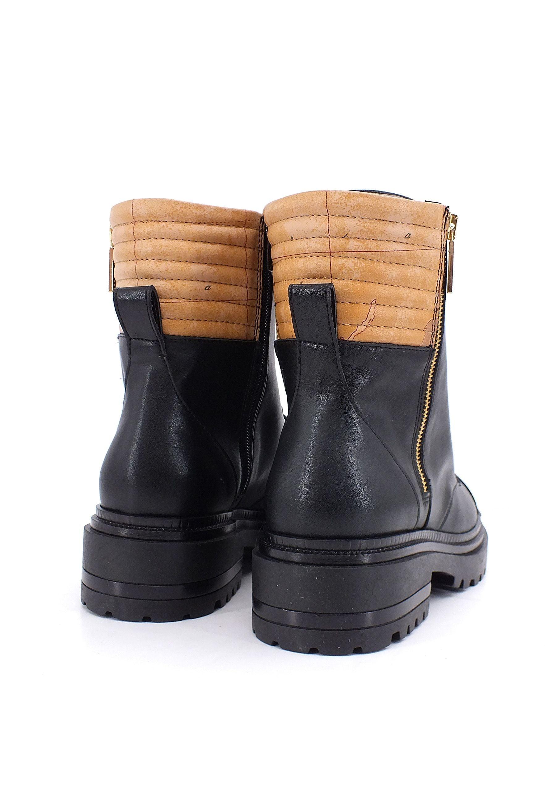 ALVIERO MARTINI 1° CLASSE Stivaletto Anfibio Donna Black Z0314-578B - Sandrini Calzature e Abbigliamento