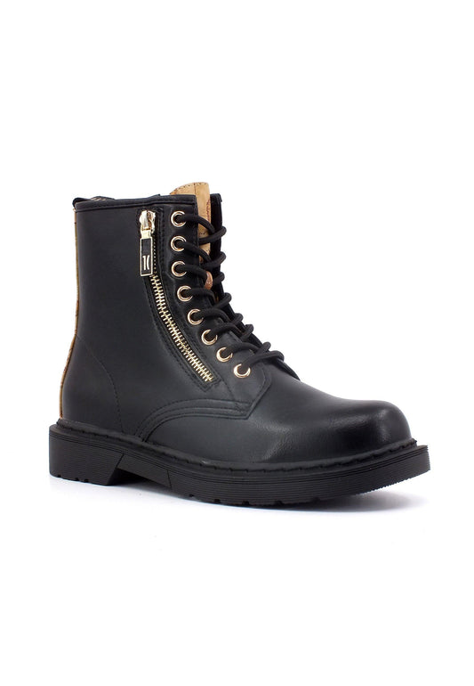 ALVIERO MARTINI 1° CLASSE Stivaletto Anfibio Donna Black Z0642-201C - Sandrini Calzature e Abbigliamento
