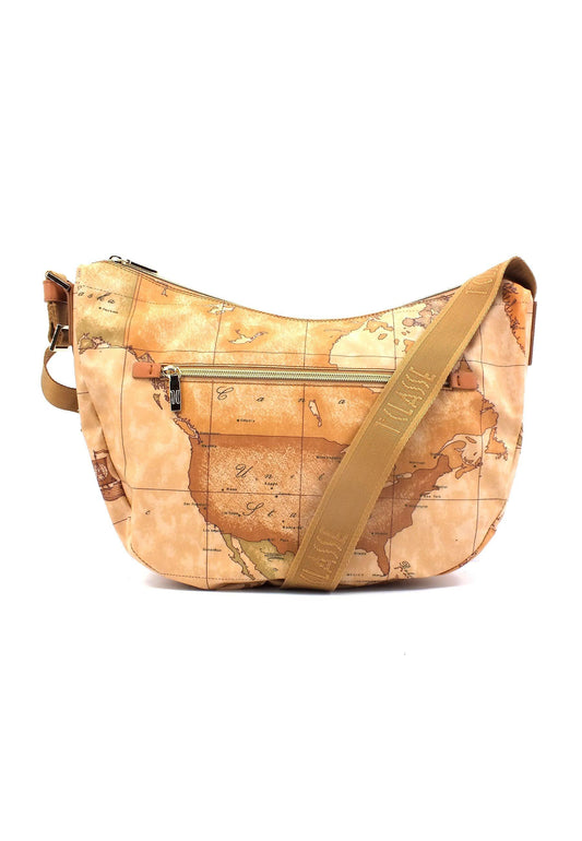 ALVIERO MARTINI 1° CLASSE Tracolla Large Shoulder Bag Walnut GU68-S578 - Sandrini Calzature e Abbigliamento