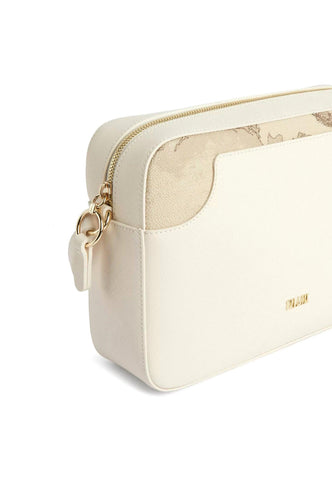 ALVIERO MARTINI 1° CLASSE Tracolla Shoulder Bag White Cotton GU92-S407 - Sandrini Calzature e Abbigliamento
