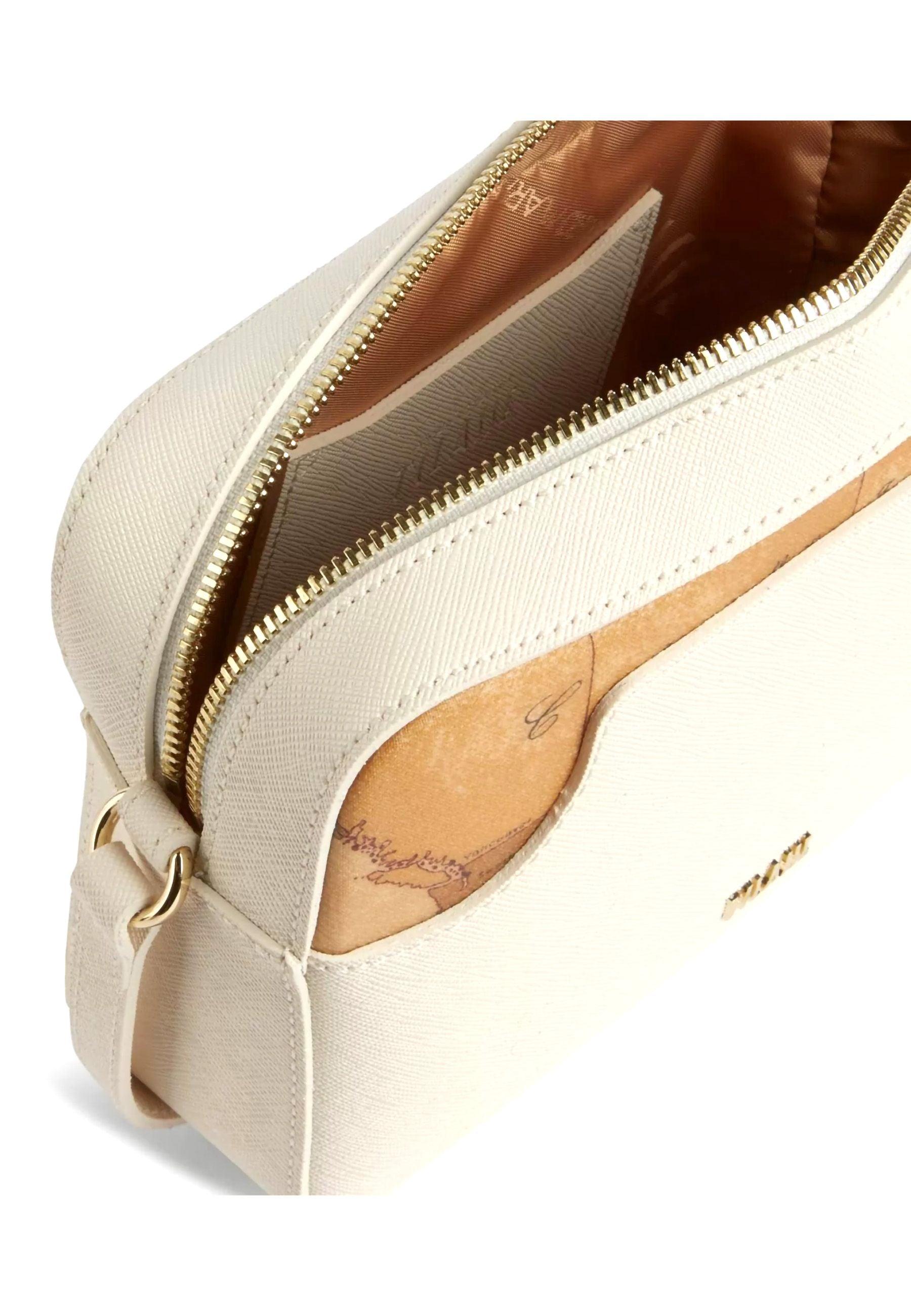 ALVIERO MARTINI 1° CLASSE Tracolla Small Reporter White Cotton GU93-9407 - Sandrini Calzature e Abbigliamento