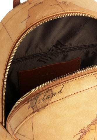 ALVIERO MARTINI 1° CLASSE Zaino Chestnut Beige GZ05-G611 - Sandrini Calzature e Abbigliamento