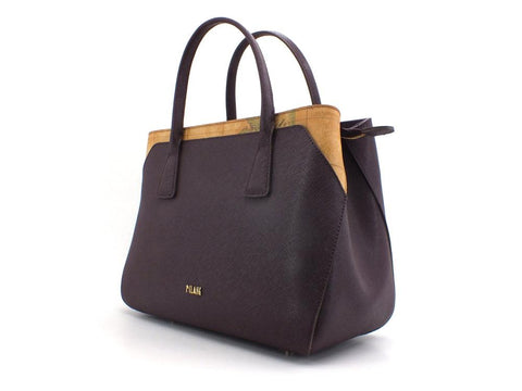 ALVIERO MARTINI 1A CLASSE Borsa Hand Bag Geo Plum Prugna GR14-9407 - Sandrini Calzature e Abbigliamento