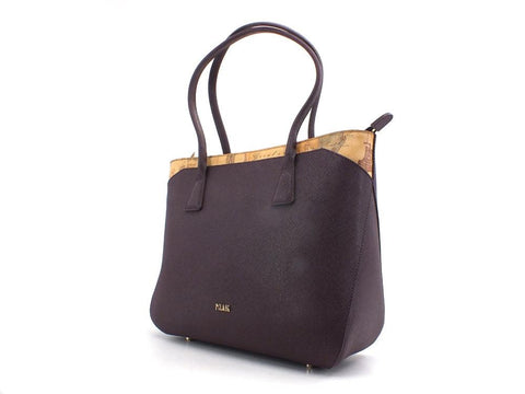 ALVIERO MARTINI 1A CLASSE Borsa Large Shopping Geo Plum Prugna GR17-9407 - Sandrini Calzature e Abbigliamento