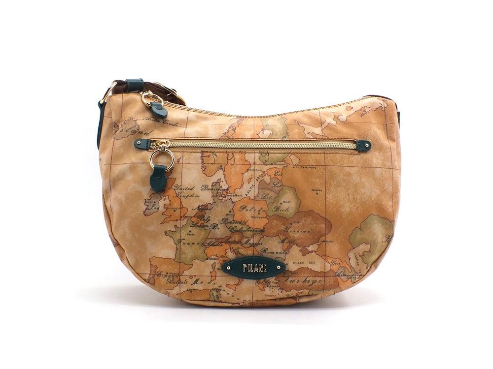 ALVIERO MARTINI 1A CLASSE Borsa Medium Shoulder Bag Geo Fir Green GR39-S578 - Sandrini Calzature e Abbigliamento