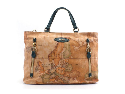 ALVIERO MARTINI 1A CLASSE Borsa Shopper Hand Bag Geo Fir Green GR34-S578 - Sandrini Calzature e Abbigliamento