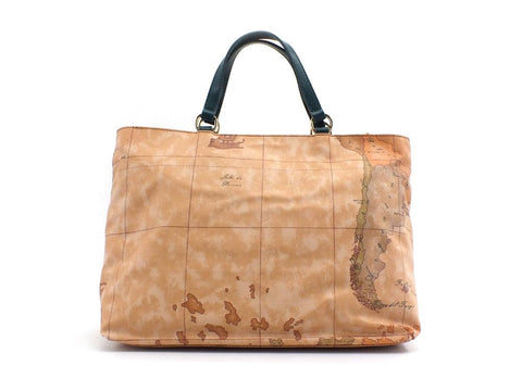 ALVIERO MARTINI 1A CLASSE Borsa Shopper Hand Bag Geo Fir Green GR34-S578 - Sandrini Calzature e Abbigliamento