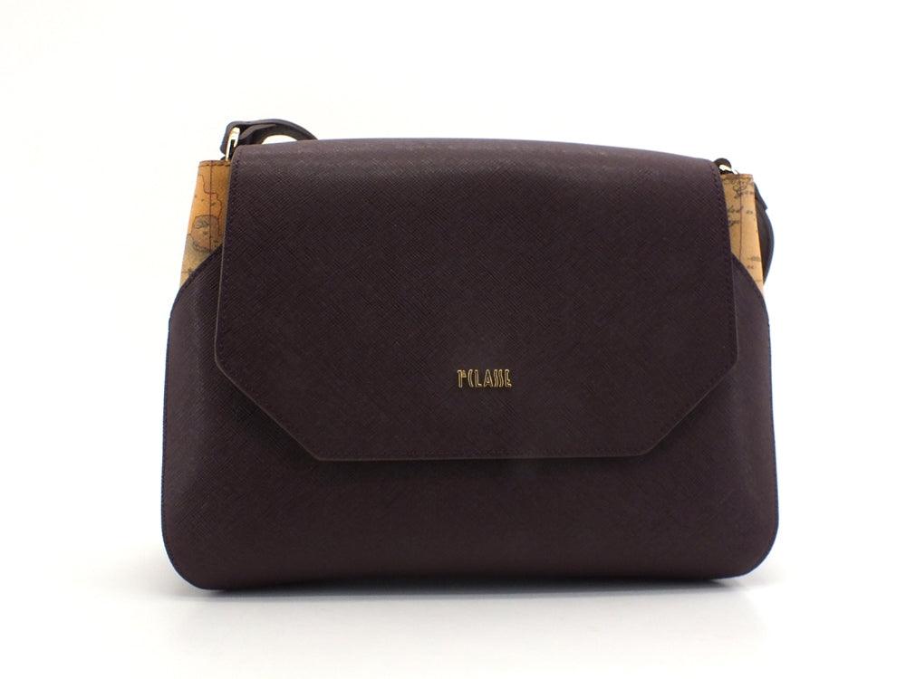 ALVIERO MARTINI 1A CLASSE Borsa Shoulder Bag Flap Plum Prugna GR20-9407 - Sandrini Calzature e Abbigliamento