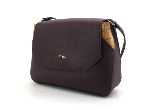 ALVIERO MARTINI 1A CLASSE Borsa Shoulder Bag Flap Plum Prugna GR20-9407 - Sandrini Calzature e Abbigliamento