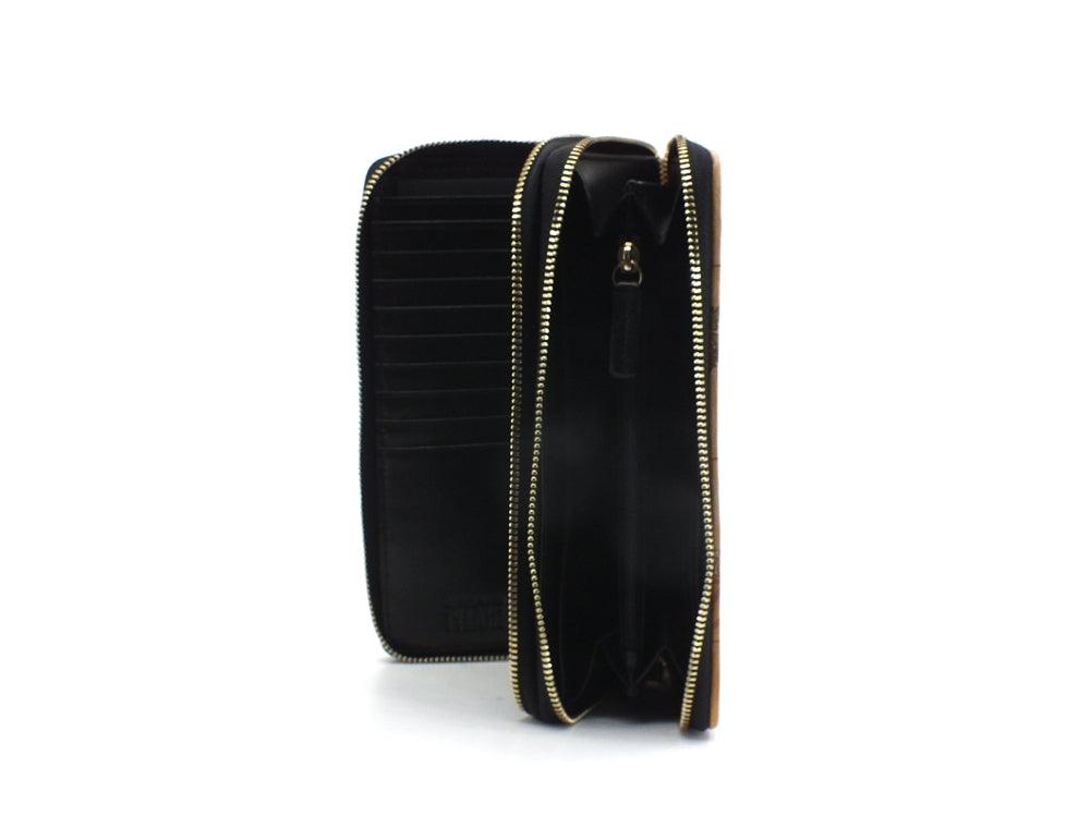 ALVIERO MARTINI 1A CLASSE Portafoglio Double Zip Wallet Black PH39-9673 - Sandrini Calzature e Abbigliamento