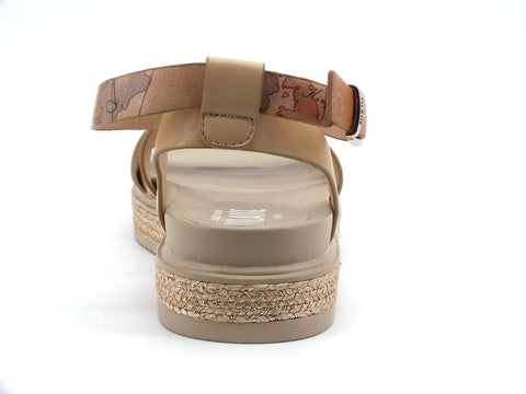 ALVIERO MARTINI 1A CLASSE Sandalo Listini Geo Suola Corda Nude Gold N0578-0326 - Sandrini Calzature e Abbigliamento