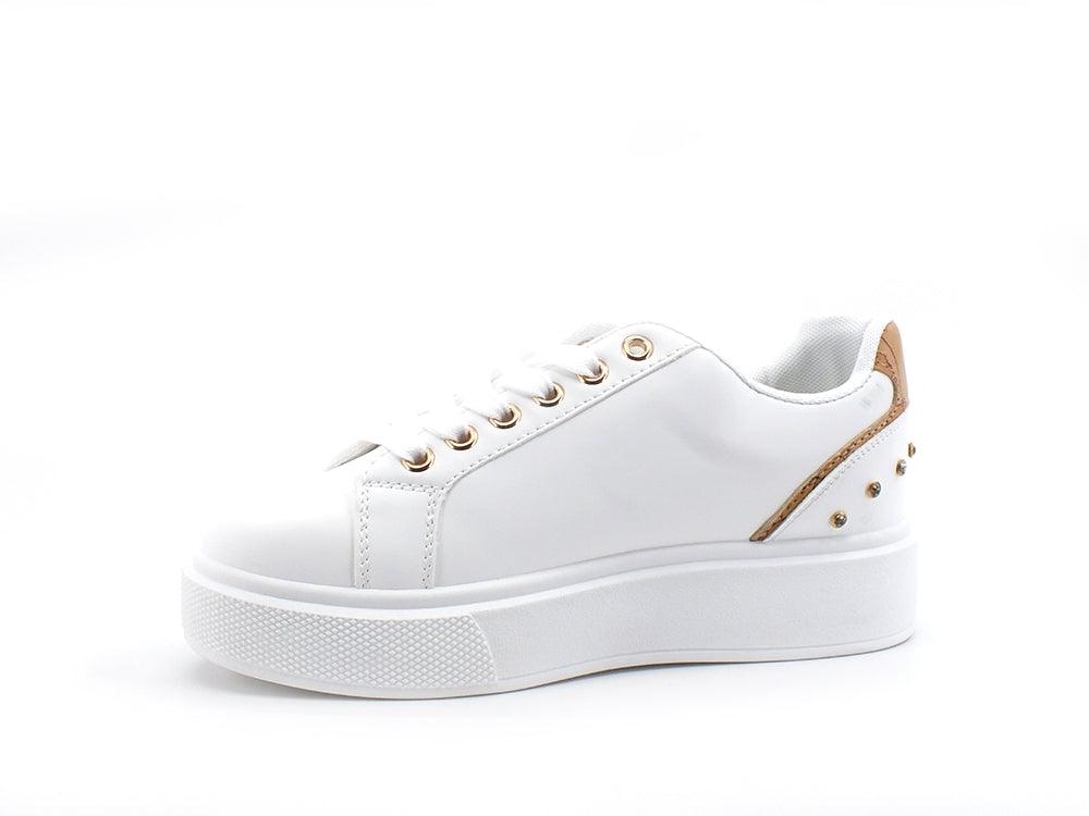 ALVIERO MARTINI 1A CLASSE Sneaker Platform Strass White Geo Z0131-201D - Sandrini Calzature e Abbigliamento