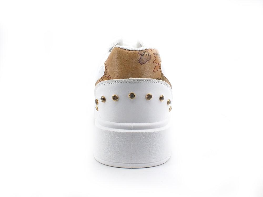 ALVIERO MARTINI 1A CLASSE Sneaker Platform Strass White Geo Z0131-201D - Sandrini Calzature e Abbigliamento