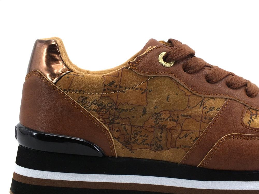 ALVIERO MARTINI 1A CLASSE Sneaker Running Beige Geo N1004-0208 - Sandrini Calzature e Abbigliamento