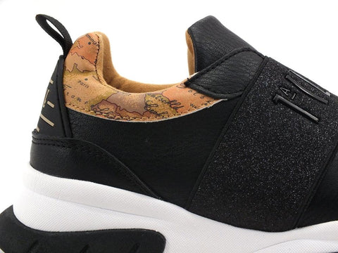 ALVIERO MARTINI 1A CLASSE Sneaker Running Black Geo Beige N1001-0193 - Sandrini Calzature e Abbigliamento